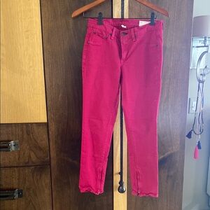 Rag and Bone cropped jeans with zipper. Size 27